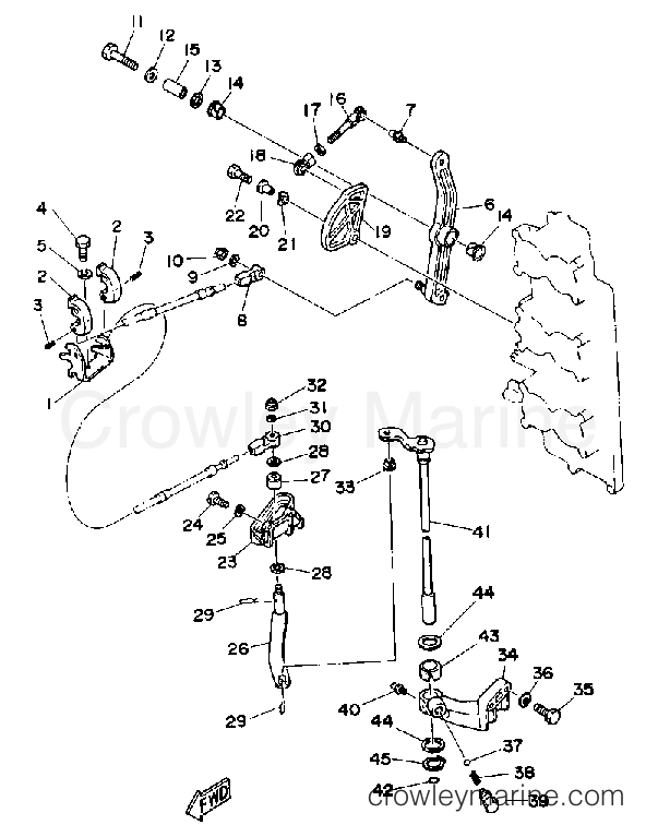 Yamaha Motors V6EXCELLG - CONTROL ENGINE