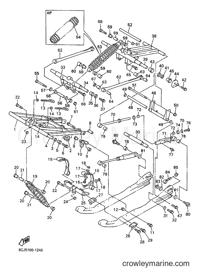 2001 Snowmobile VX500 - VX500 (8CJ5) [020] - TRACK SUSPENSION 2