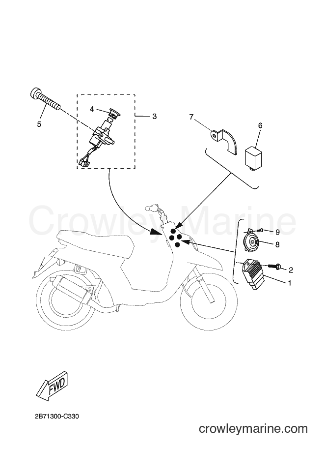 Yamaha Motors CW50N (2B73) [060] - ELECTRICAL 1