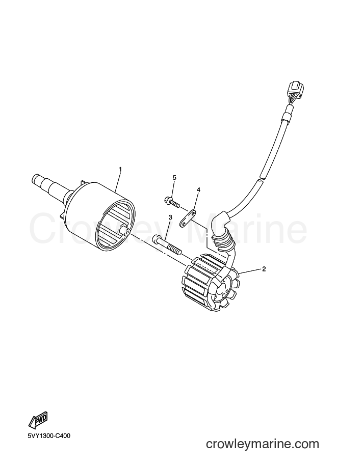 2008 Street Bike FZ1-S - FZ1-S (3C3N) [010] - GENERATOR