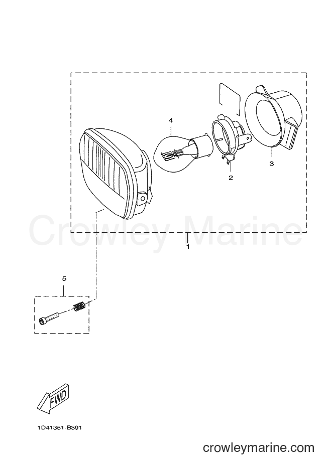 Yamaha Motors DT50R (2C22) [010] - HEADLIGHT