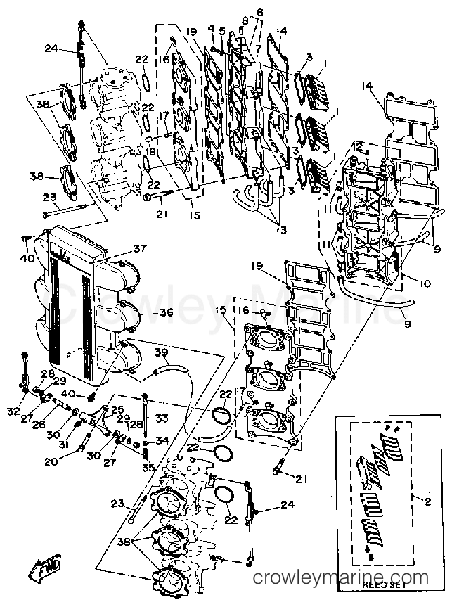Yamaha Motors L250ETXD - INTAKE