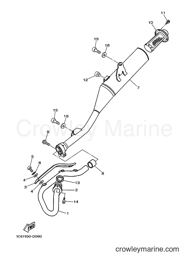 2017 Dirt Bike TT-R230 - TT-R230 (B688) [010] - EXHAUST