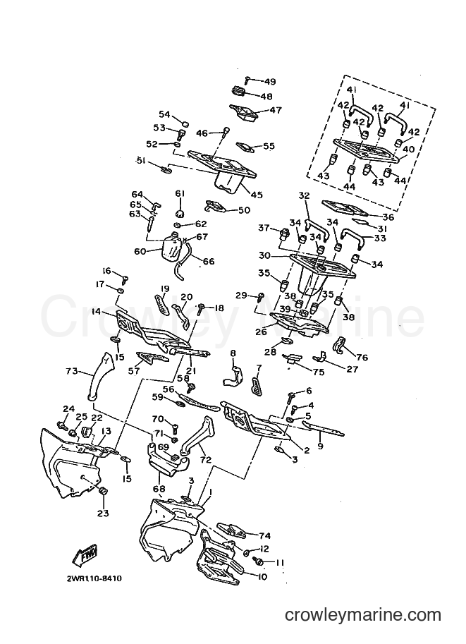 1988 Cruiser XVZ1300 - XVZ1300 (2WU0) [010] - COWLING 2