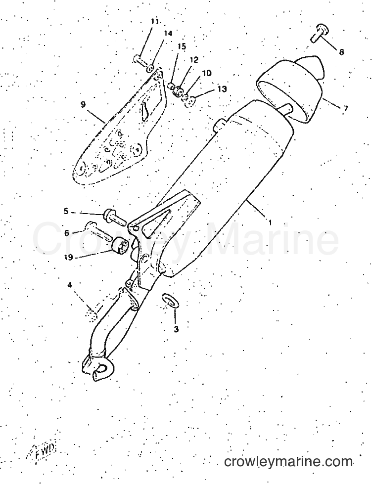 1997 Scooter CW50RS - CW50RS (4TDA) [999] - EXHAUST