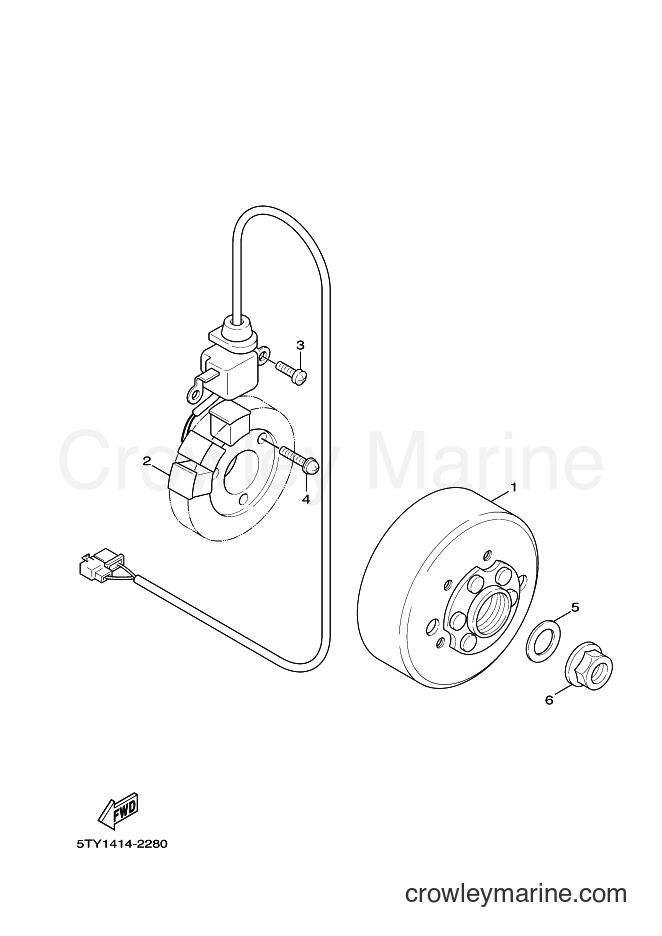 Yamaha Motors HW151 (52S3) [010] - GENERATOR