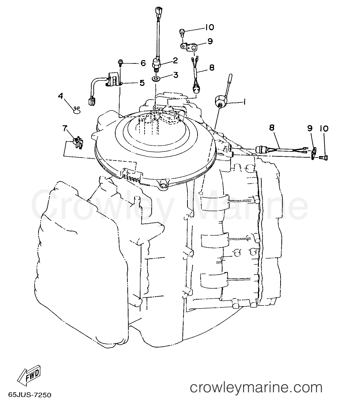 Yamaha Motors V225TLRW - ELECTRICAL 4