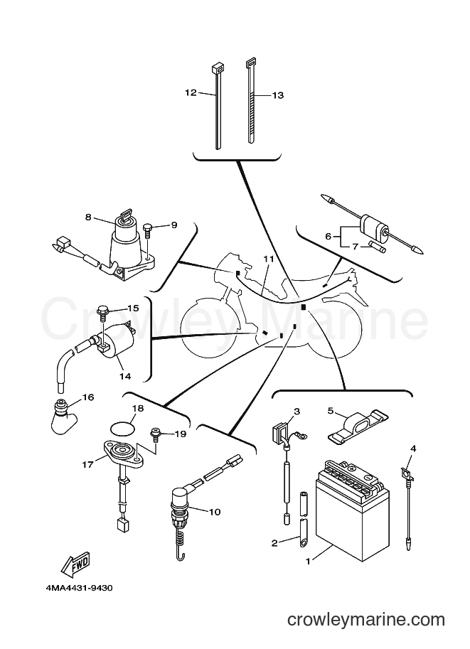 2000 Street Bike V120JR-S - V120JR-S (4MA4) [010] - ELECTRICAL 1