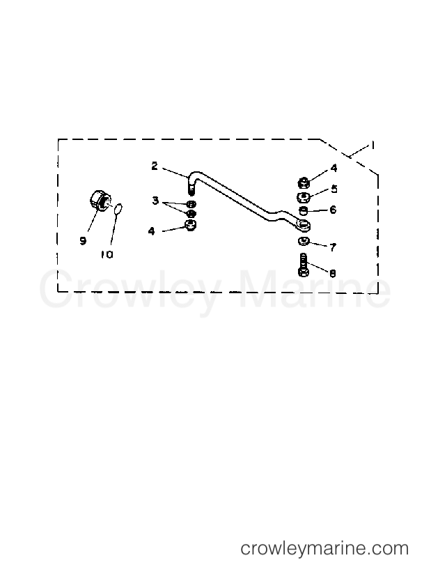 Yamaha Motors C85TLRQ - STEERING GUIDE ATTACHMENT