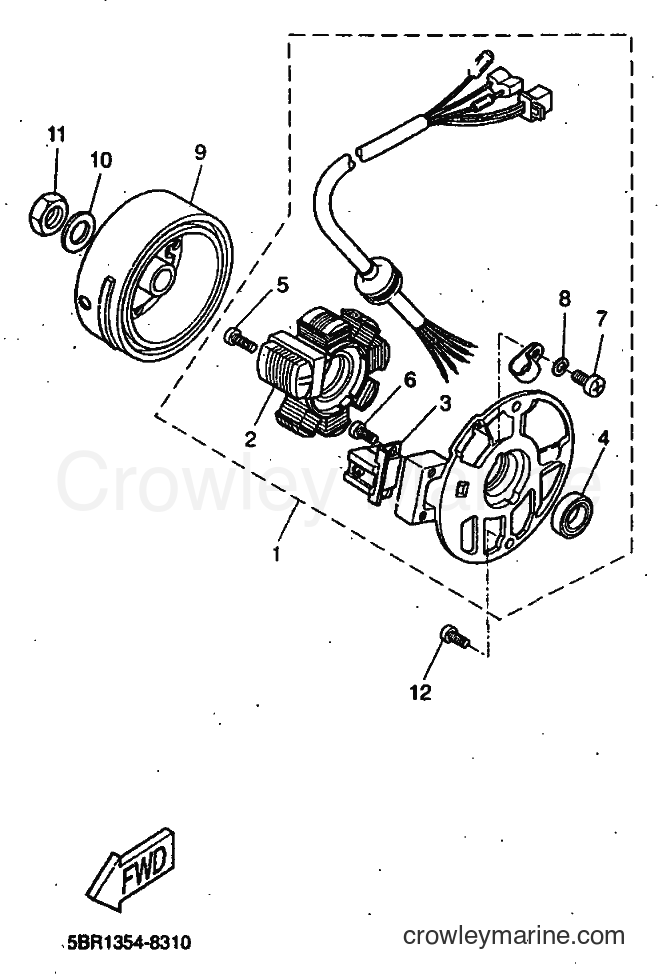 1998 Scooter YQ50L - YQ50L (5CL3) [010] - GENERATOR