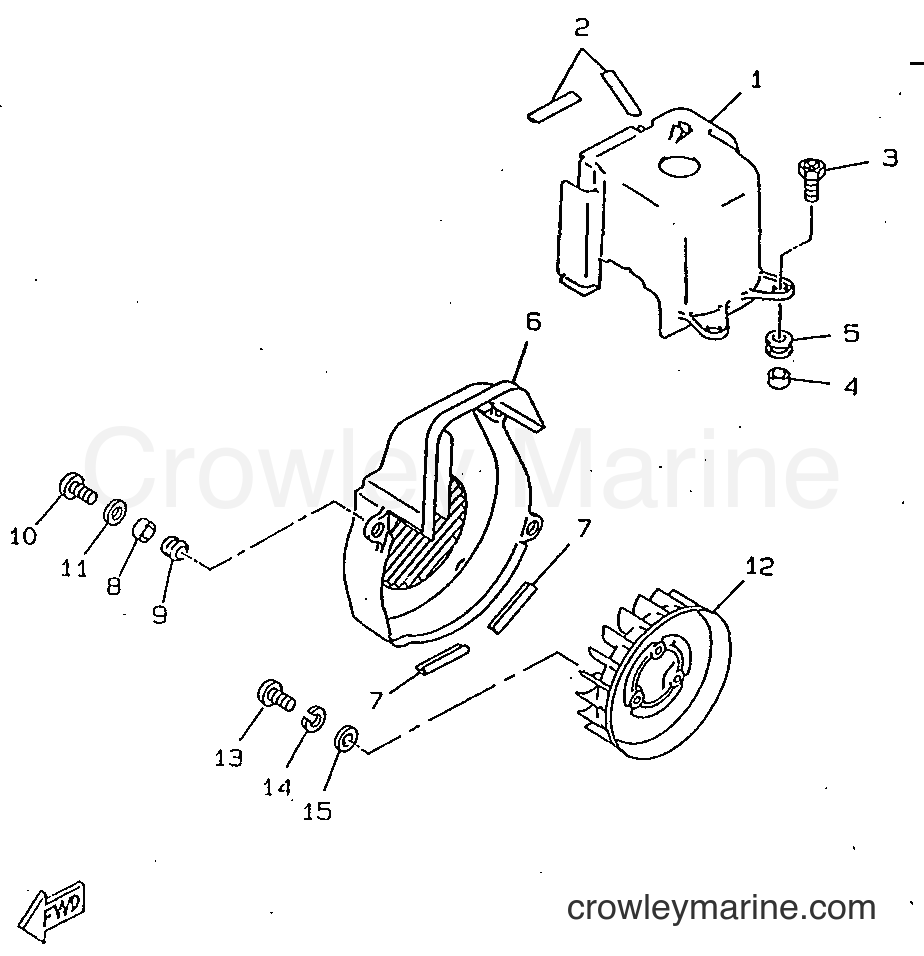 Yamaha Motors CW50RS (4TDL) [999] - AIR SHROUD & FAN
