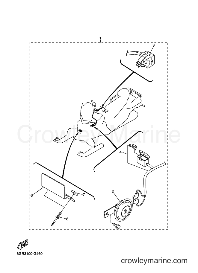 Yamaha Motors RPZ50MP (8GRE) [010] - ELECTRICAL 4
