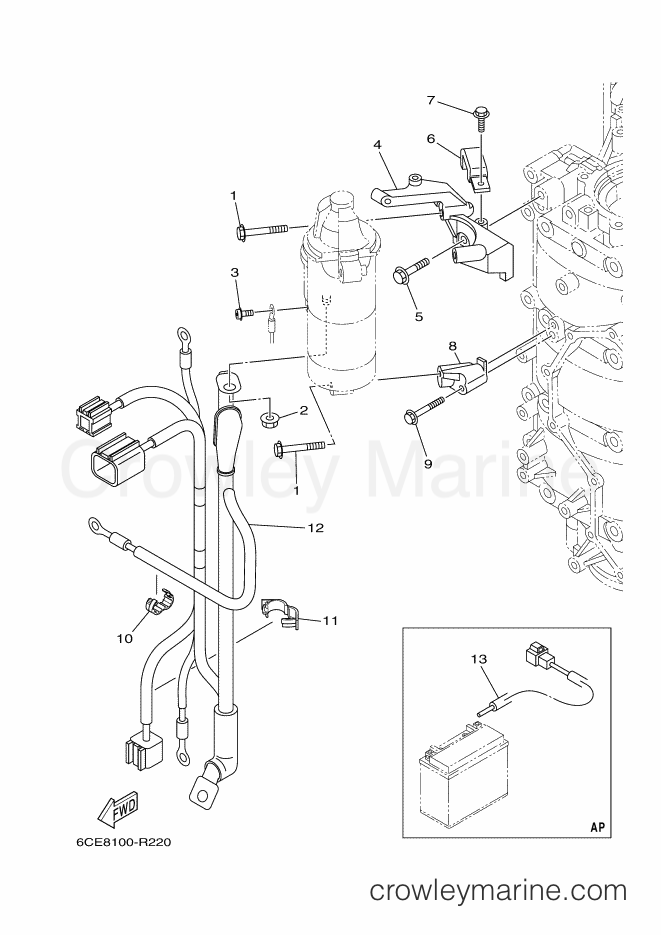 Yamaha Motors F225NCA-2017 (6CL8) [130] - ELECTRICAL 5