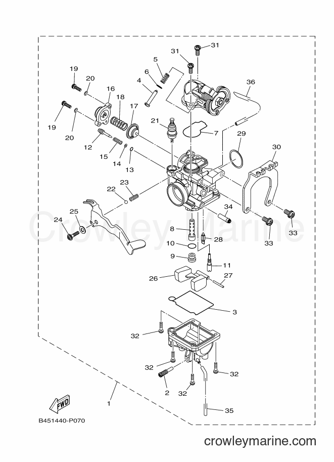 2016 Scooter T115C-5 - T115C-5 (BP41) [010] - CARBURETOR