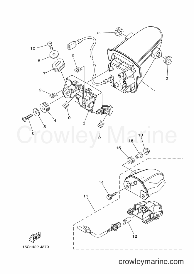 Yamaha Motors TK115C (40D1) [010] - TAILLIGHT