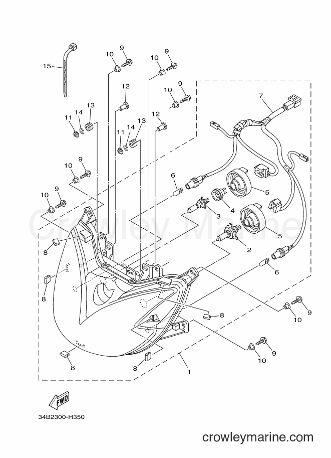 Yamaha Motors YP400 (34B2) [040] - HEADLIGHT