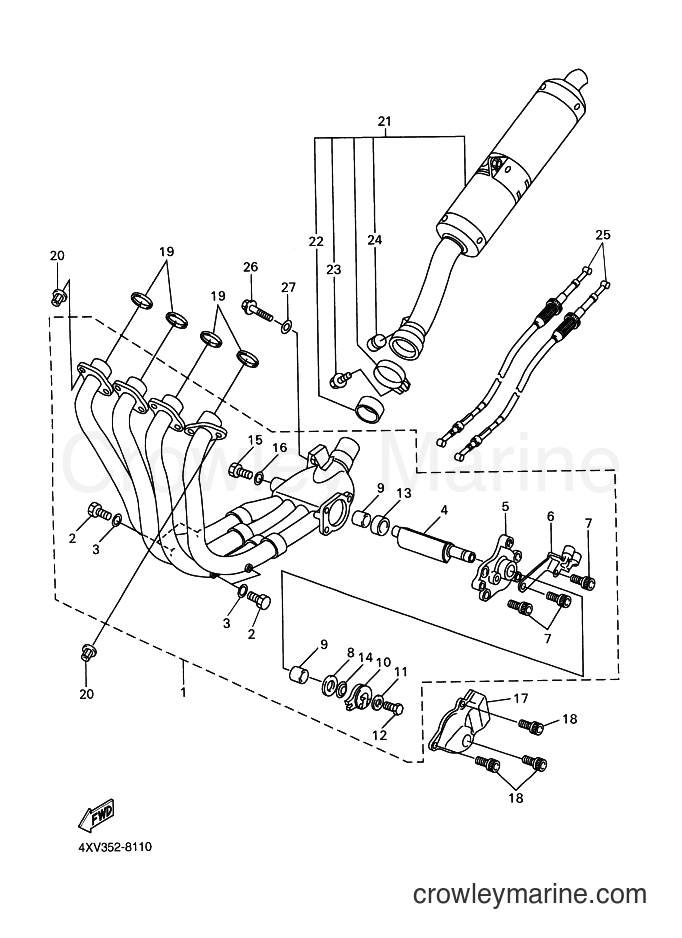Yamaha Motors YZF-R1 (4XV1) [080] - EXHAUST