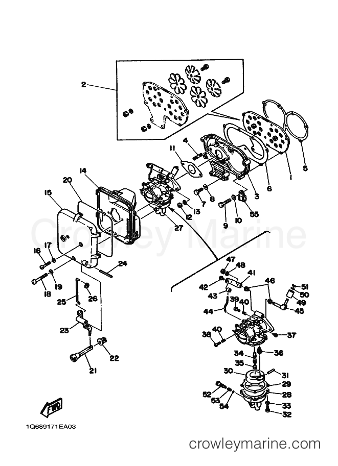Yamaha Motors 30A (689) [030] - INTAKE