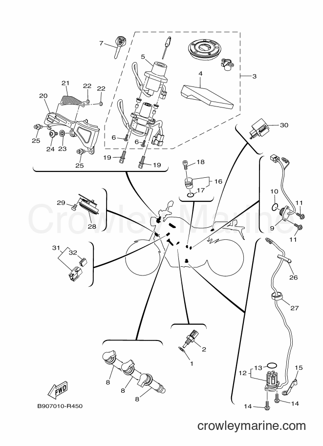 2016 Street Bike MTM850 - MTM850 (B90B) [010] - ELECTRICAL 2