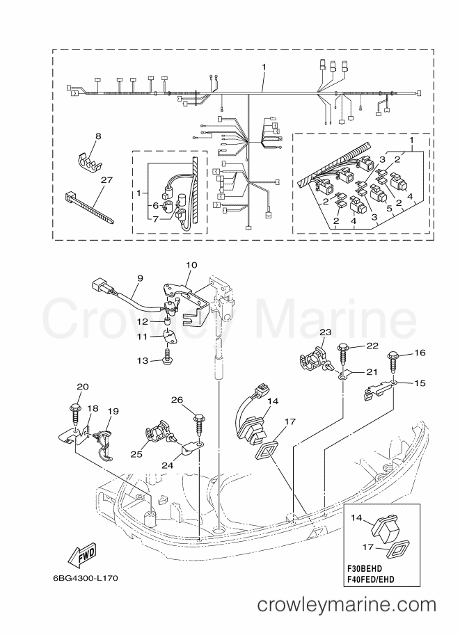 Yamaha Motors F40FEHDL (6BG4) [140] - ELECTRICAL 5