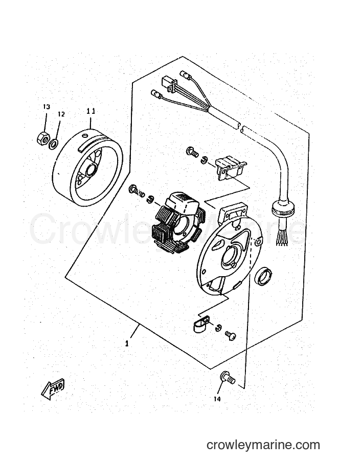 1998 Scooter CW50RSX - CW50RSX (5CD4) [010] - GENERATOR