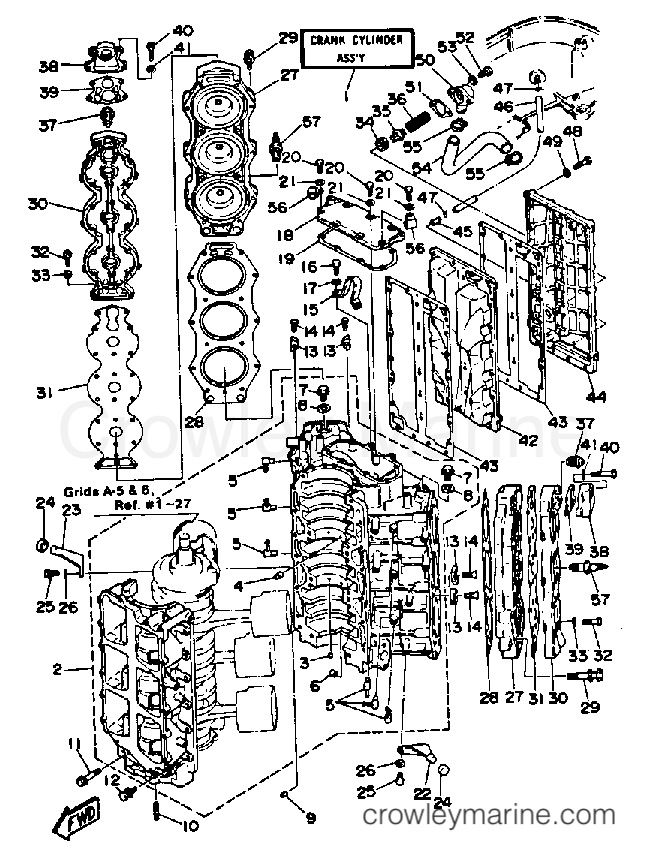 Yamaha Motors PROV150LH - CRANKCASE CYLINDER