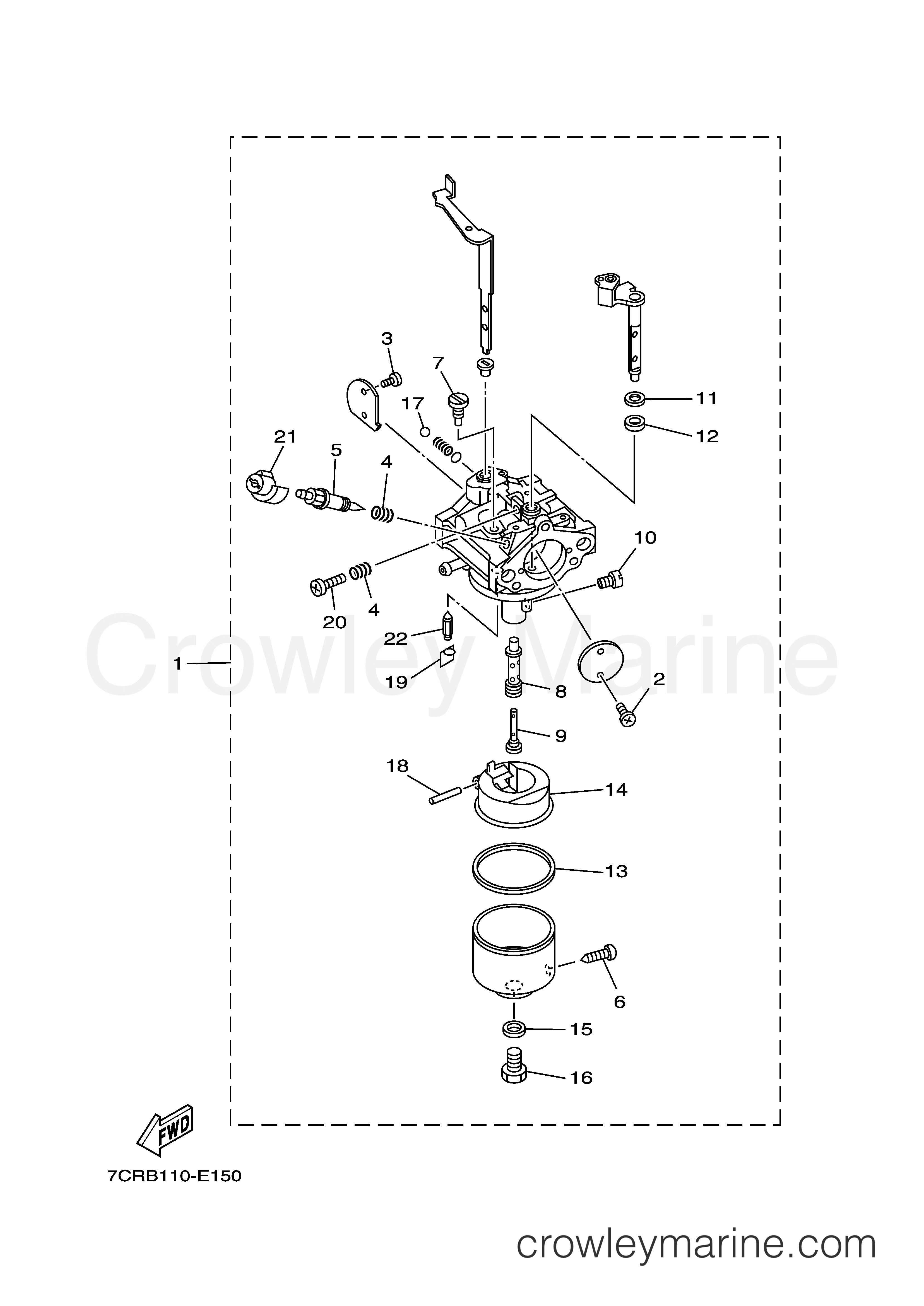 Yamaha Motors MZ300K2UCOD - CARBURETOR 2