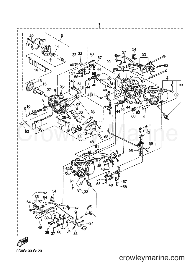 2008 Cruiser XVZ13TFS - XVZ13TFS (2C9M) [010] - CARBURETOR 2
