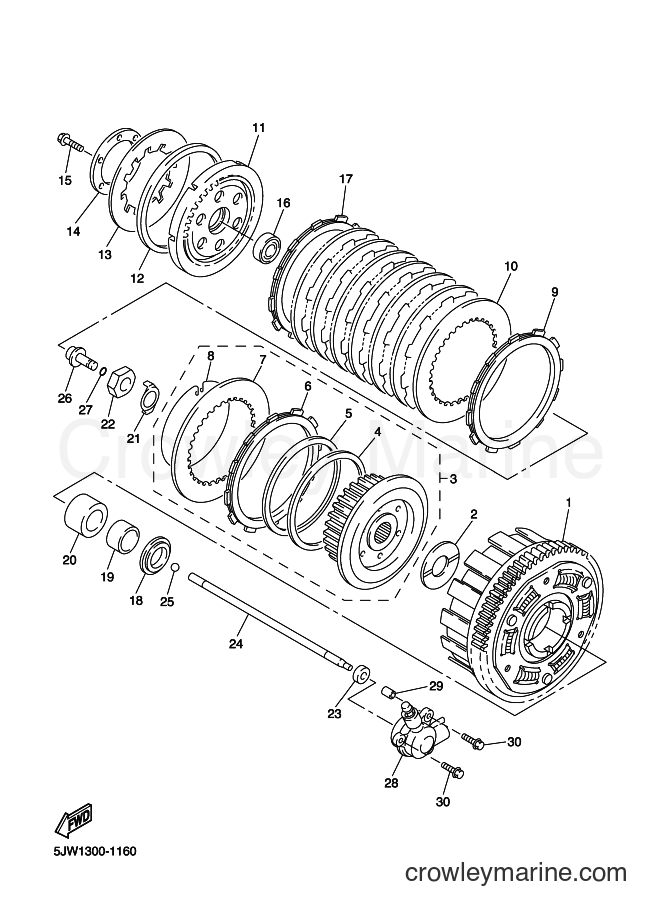 2003 Sport Bike FJR1300A - FJR1300A (5VS1) [060] - CLUTCH