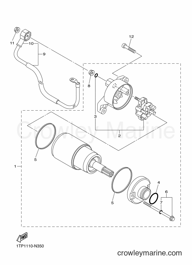 Yamaha Motors XVS950CU (2DE3) [010] - STARTING MOTOR