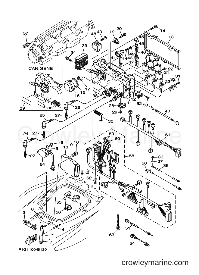 Yamaha Motors JET FOR GP1300 (60TA) [030] - ELECTRICAL 1