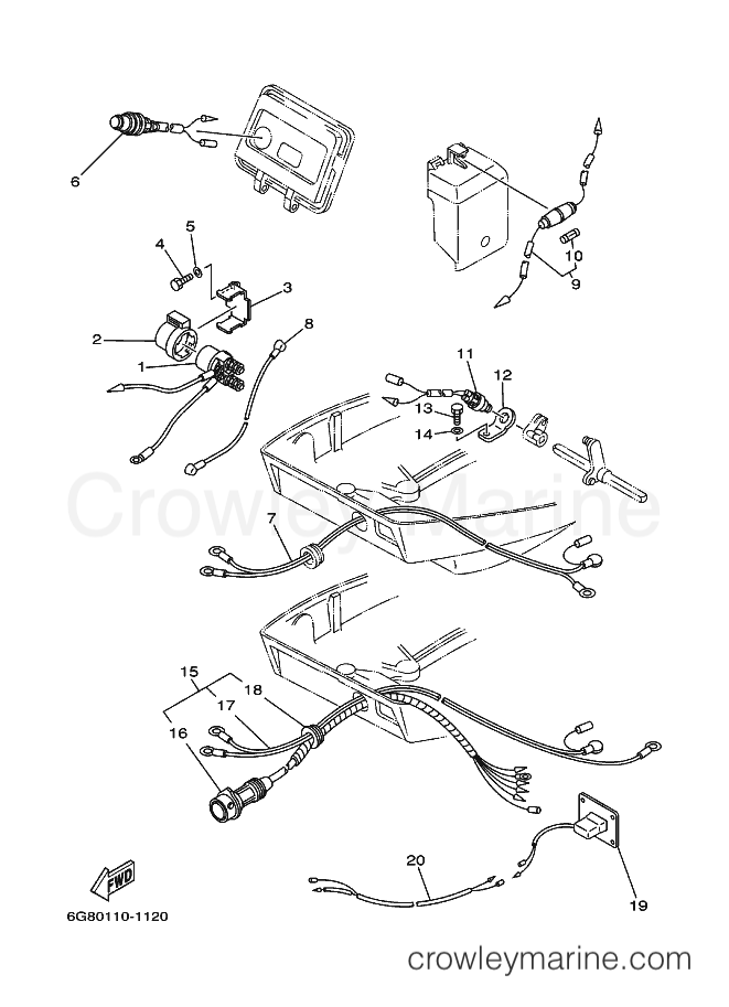 Yamaha Motors FT9.9AEHL (6G82) [240] - ELECTRICAL 2