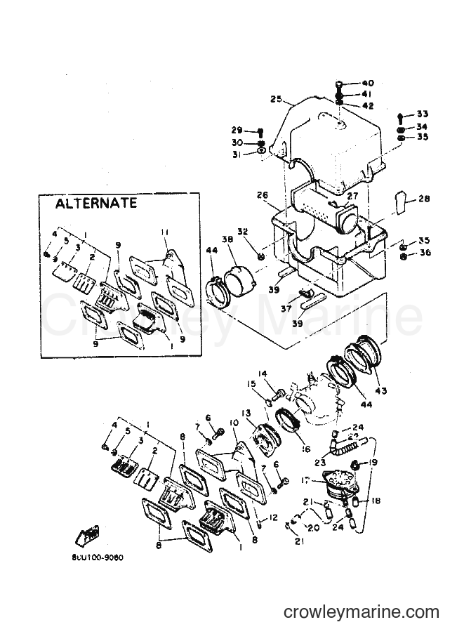 Yamaha Motors SR540P (87U1) [010] - INTAKE
