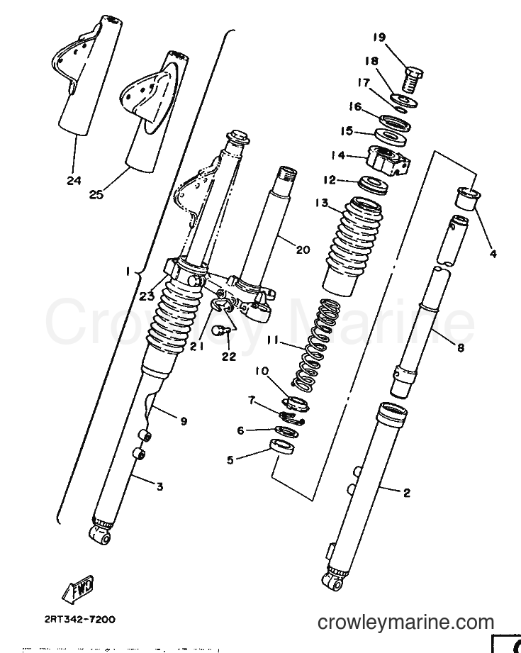 Yamaha Motors FS1 (2RT) [999] - FRONT FORK
