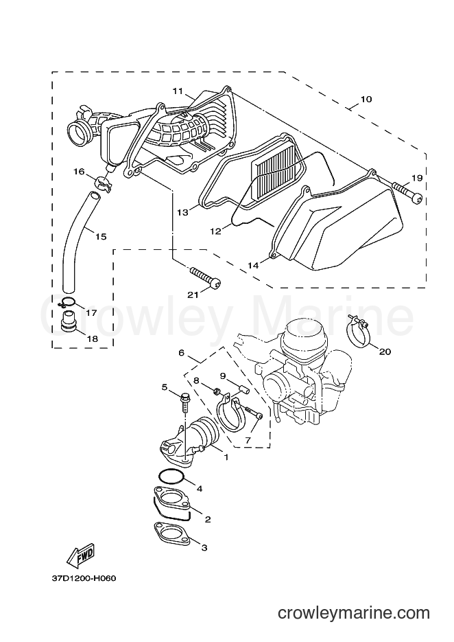 Yamaha Motors YW125 (37D3) [010] - INTAKE