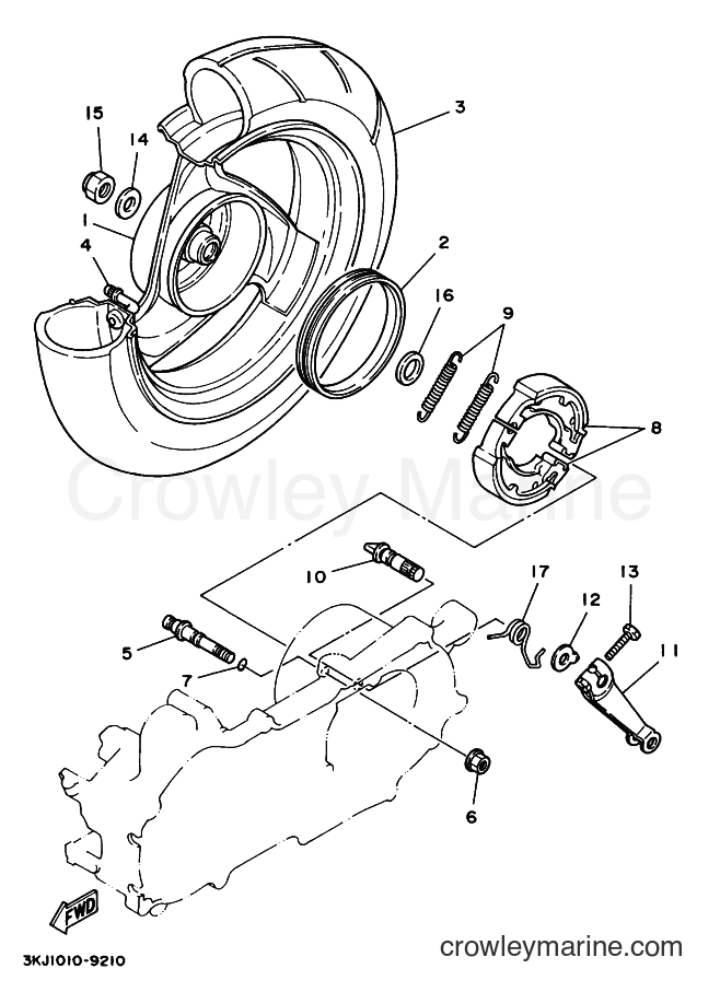 1991 Scooter CY50 - CY50 (3YE1) [999] - REAR WHEEL
