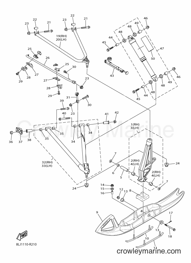Yamaha Motors SRV10SC (8LJ2) [010] - SKI