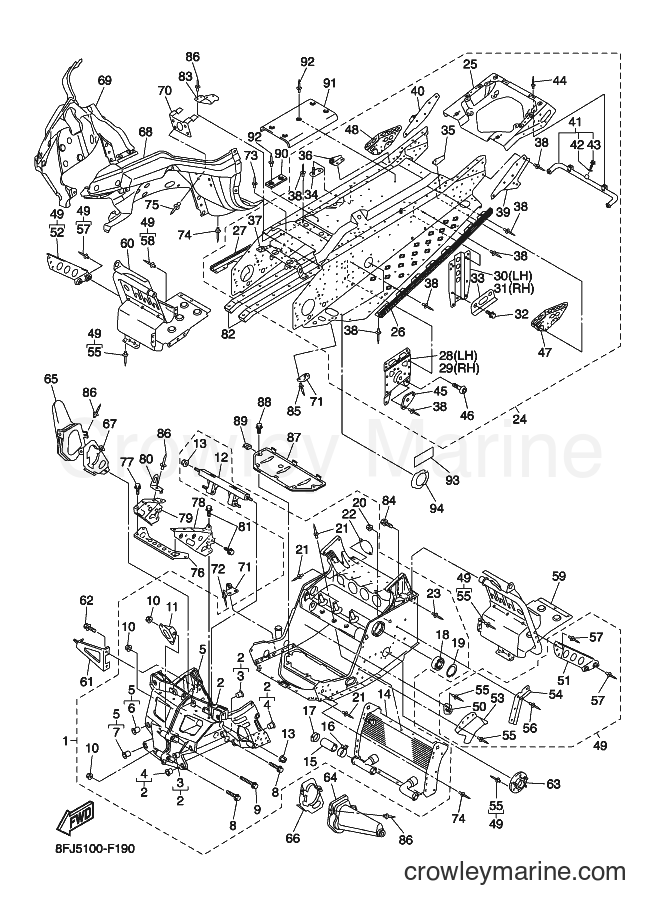 2007 Snowmobile RS10RS - RS10RS (8GH3) [020] - FRAME 1