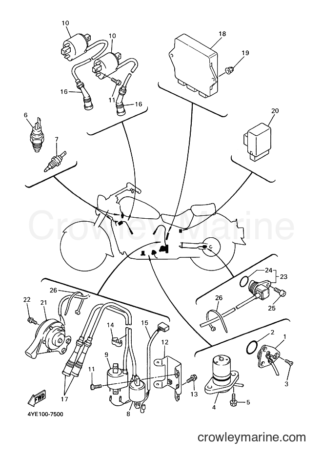 Yamaha Motors XVZ13AT (5EJC) [020] - ELECTRICAL 2