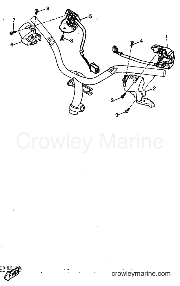1997 Scooter YQ50 - YQ50 (5DN1) [999] - HANDLE SWITCH & LEVER