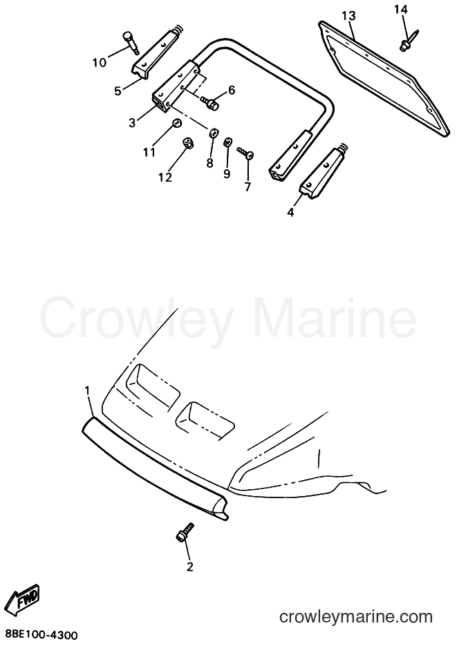 Yamaha Motors CS340E (8BE2) [020] - BUMPER