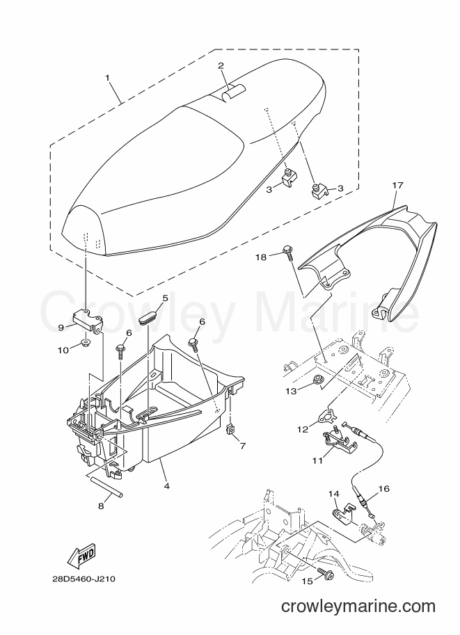 2011 Scooter AL115C - AL115C (28DD) [010] - SEAT
