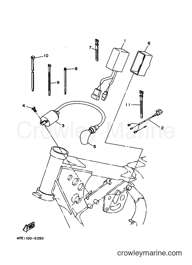 1995 Dirt Bike YZ125 - YZ125 (4PE2) [020] - ELECTRICAL 1