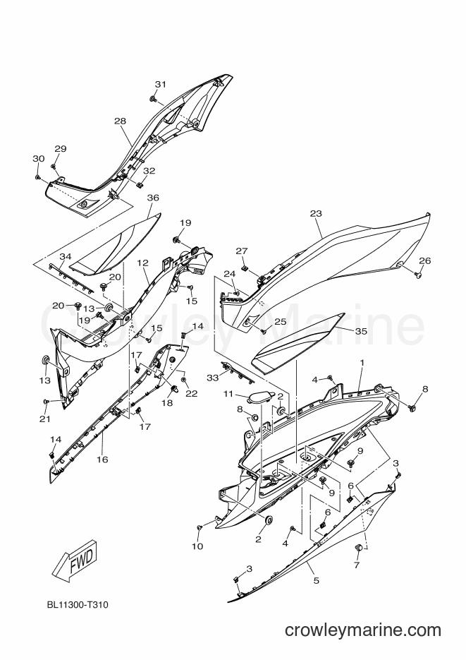 2018 Scooter YP400RA - YP400RA (BL11) [030] - STAND & FOOTREST 2
