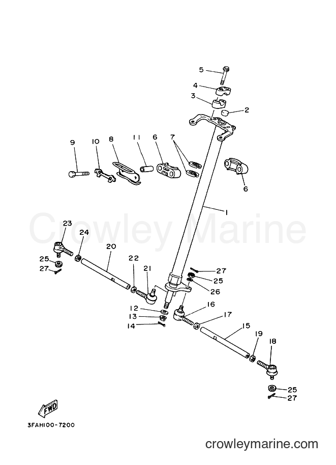 Yamaha Motors YFA1 (3FAJ) [010] - STEERING