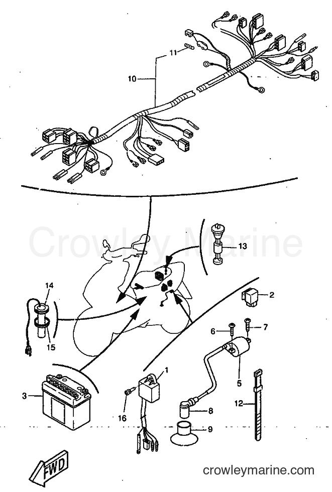 1998 Scooter CW50RS - CW50RS (4WB3) [010] - ELECTRICAL 2
