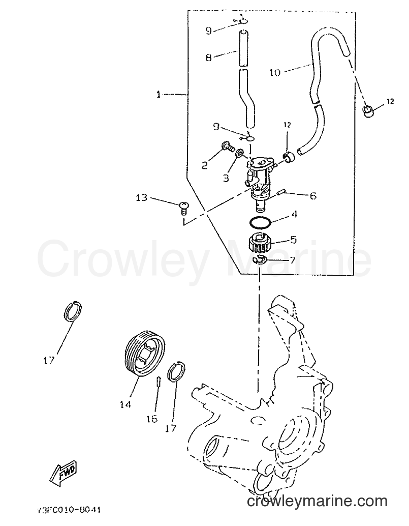 1996 Scooter CW50 - CW50 (4VV2) [999] - OIL PUMP
