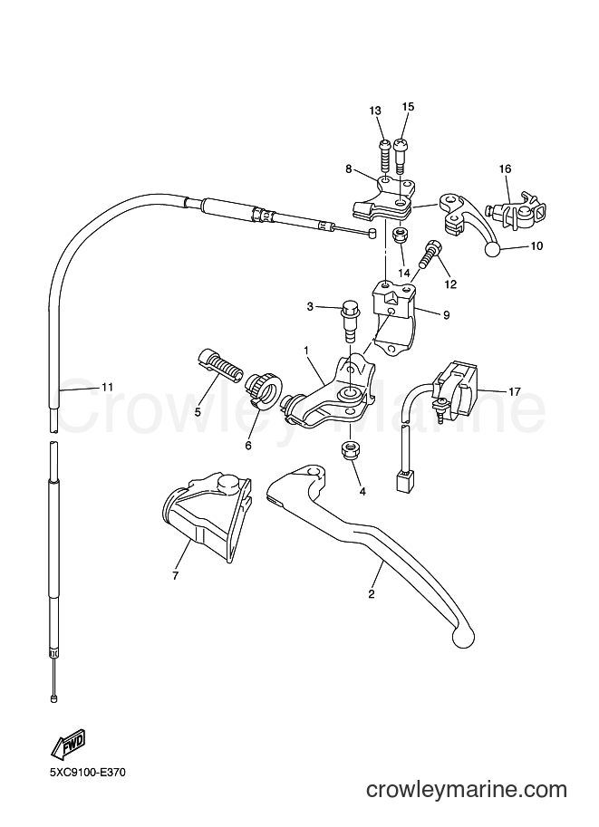 2006 Dirt Bike YZ450F - YZ450F (2S22) [010] - HANDLE SWITCH & LEVER