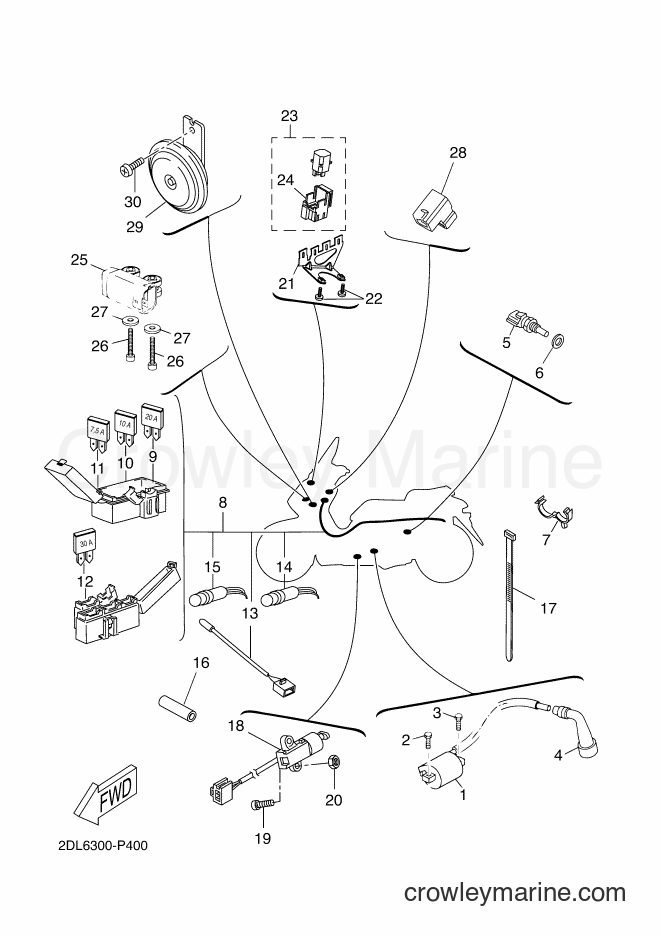 Yamaha Motors YP250RA (2DLB) [030] - ELECTRICAL 2