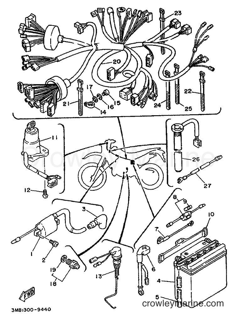Yamaha Motors DT125RE (3MD1) [999] - ELECTRICAL 1